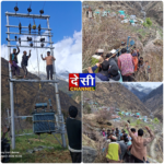 खबर का असर, मशियार पंचायत में लगा 100 केवीए का ट्रांसफार्मर।