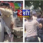 ढालपुर में भाजयुमो–पुलिस के बीच धक्का-मुक्की, पुतला छीना; अवशेष जलाकर जताया विरोध