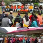 धाउगी वार्ड में जीत के बाद गिरधारी लाल चौहान का भव्य स्वागत, ढोल-नगाड़ों के साथ किया अभिनंदन